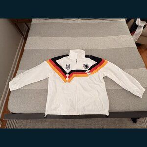 Vescartes White Graphic Track Jacket